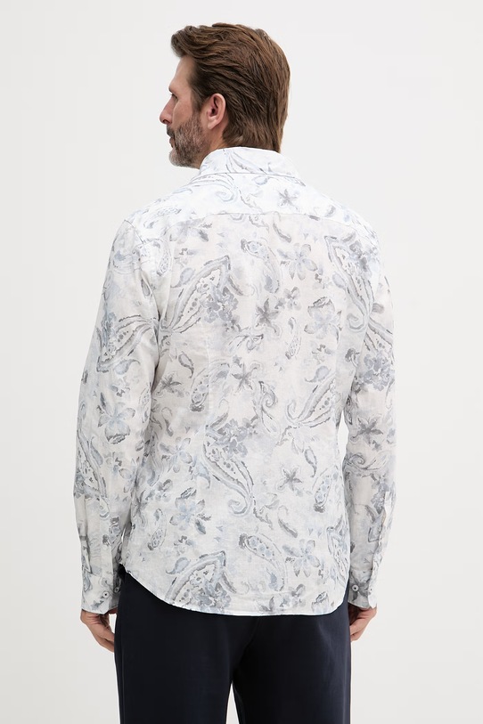 Odzież Joop! koszula męska z lnem 30102852 biały