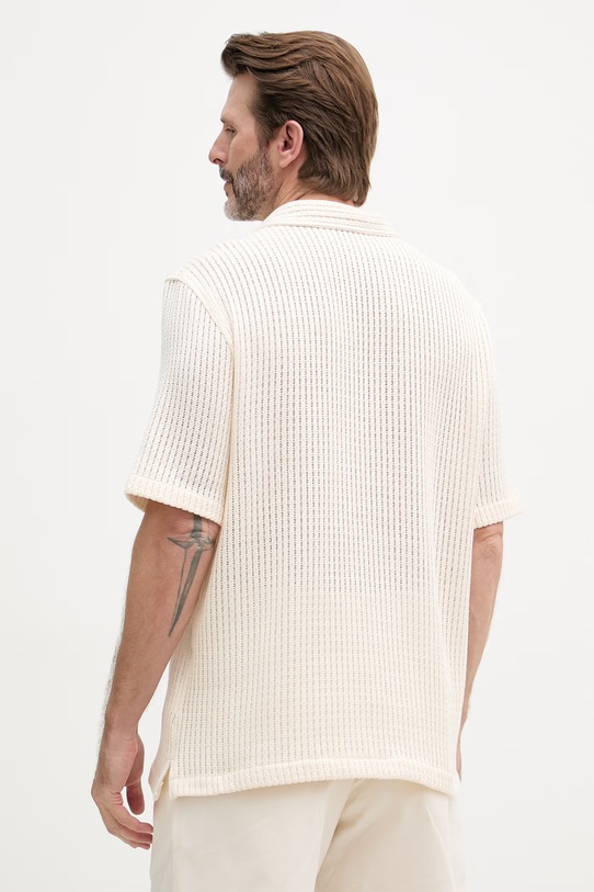 Odzież Joop! koszula męska bawełniana 30102863 beżowy