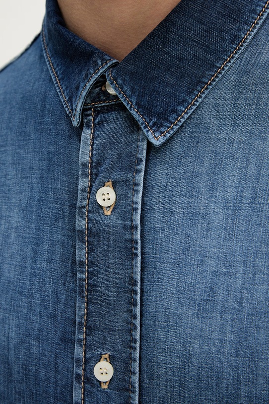 Joop! koszula jeansowa 30102914 niebieski