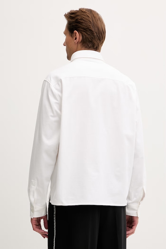 Odzież HUGO Blue koszula męska bawełniana Ekynone 50520001 beżowy