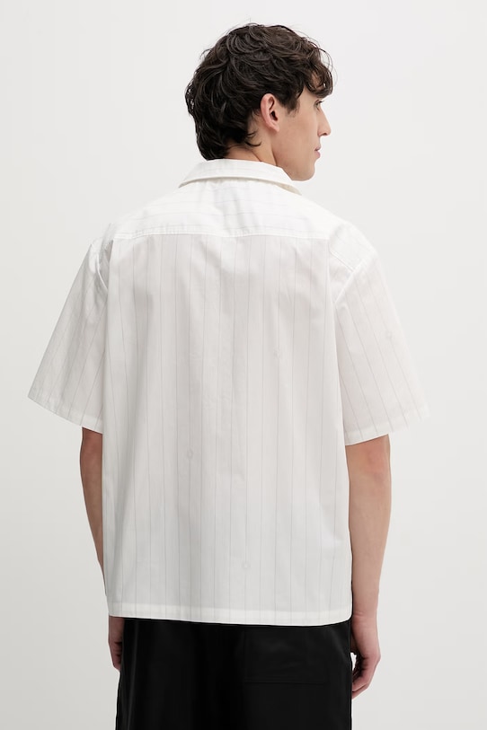 Odzież HUGO Blue koszula męska bawełniana Eligino 50560698 beżowy