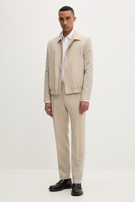 HUGO koszula męska bawełniana Koey 50561154 biały SS26