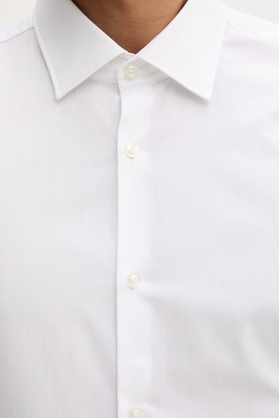 HUGO koszula męska bawełniana Koey 50561154 biały