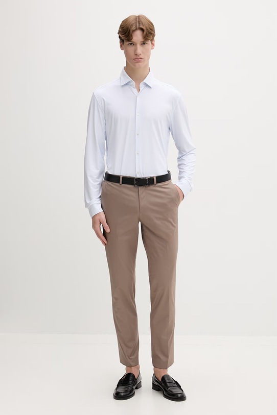 HUGO košeľa pánska Kenno 50561158 modrá SS26