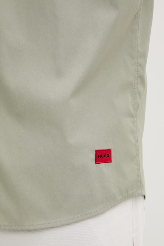 HUGO koszula męska bawełniana Ellino 50560584 zielony