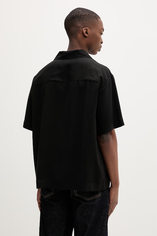 Oblečenie HUGO košeľa pánska z lyocellu Espino 50560593 čierna