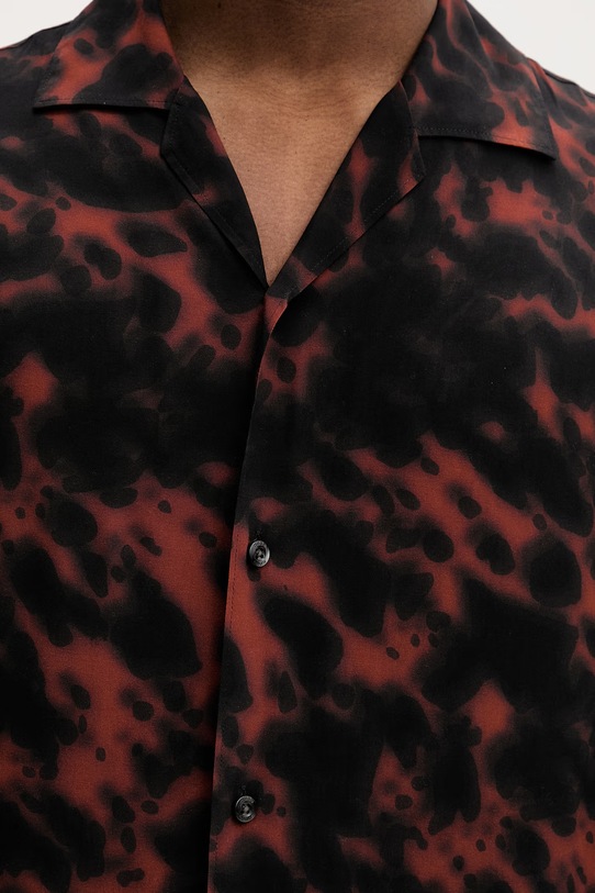 HUGO koszula męska z wiskozy Espino 50560596 czarny