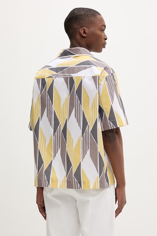 Odzież HUGO koszula męska bawełniana Espino 50560606 żółty