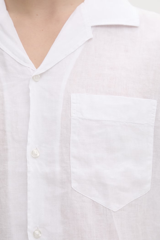 HUGO рубашка для мужчин из льна Exolino 50561715 белый
