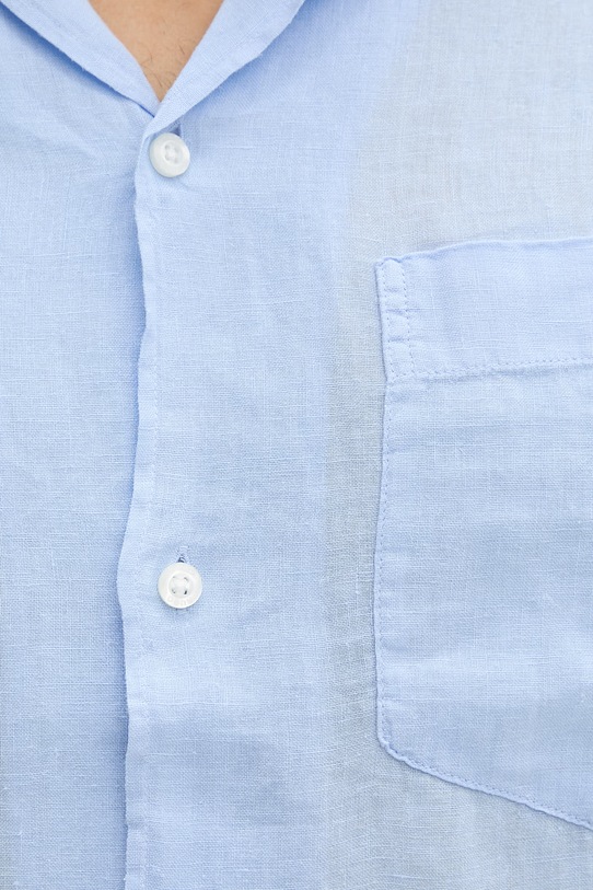 HUGO сорочка чоловіча лляна Exolino 50561715 блакитний