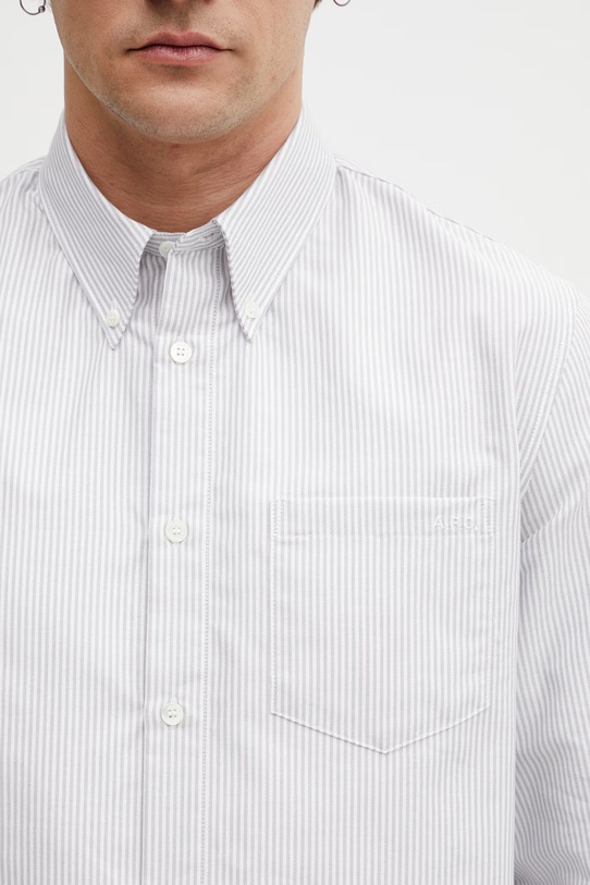 A.P.C. New Greg сорочка бавовняна чоловіча білий COHOC.H12651