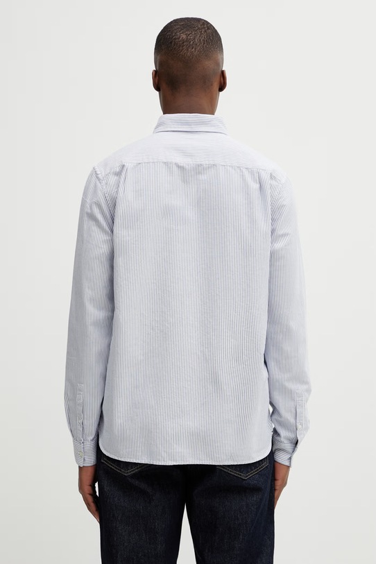 Odzież Fred Perry koszula bawełniana M1768 niebieski