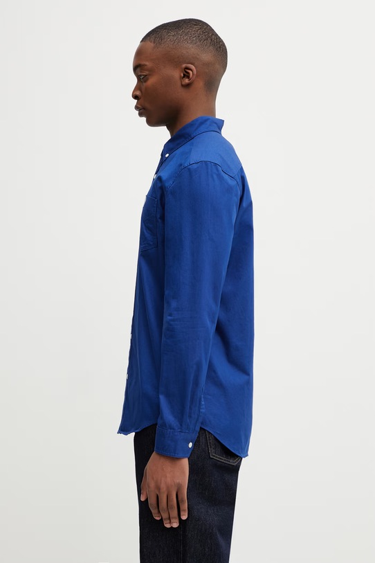 Fred Perry koszula bawełniana M2431 niebieski SS26