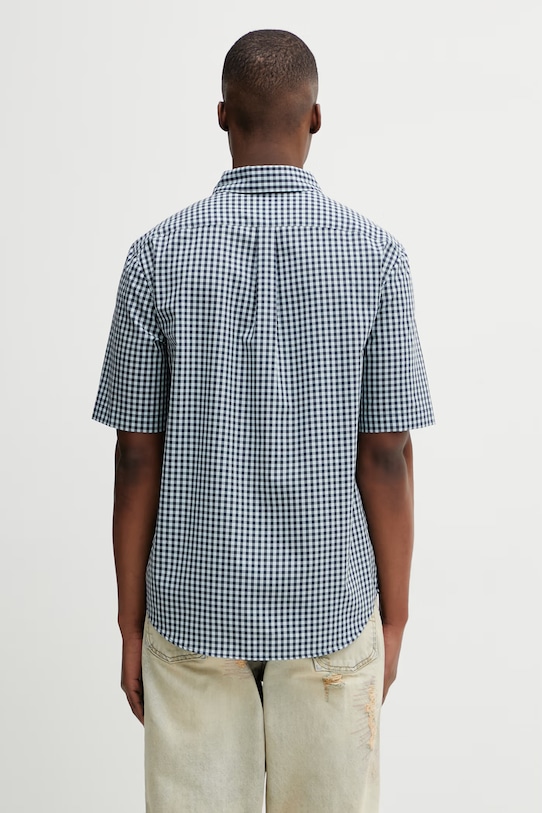 Odzież Fred Perry koszula bawełniana M2435 niebieski