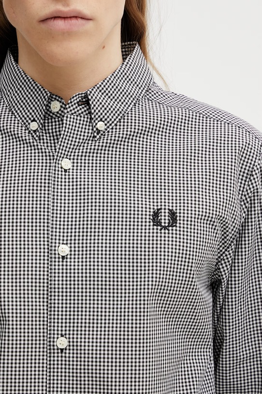 Fred Perry koszula bawełniana czarny M2436