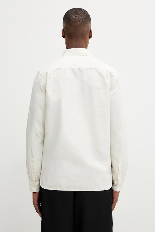 Odzież Fred Perry koszula bawełniana M5516.13B beżowy