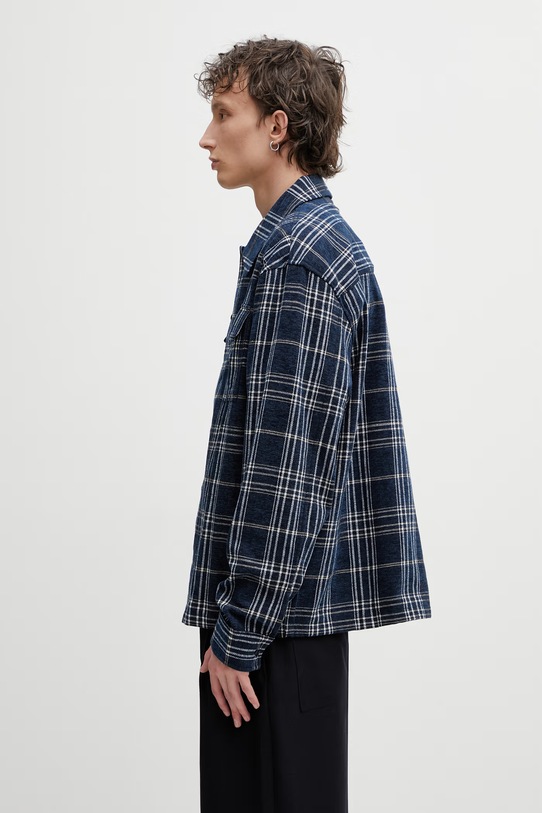 Daily Paper chenille script koszula męska 2610026 niebieski SS26