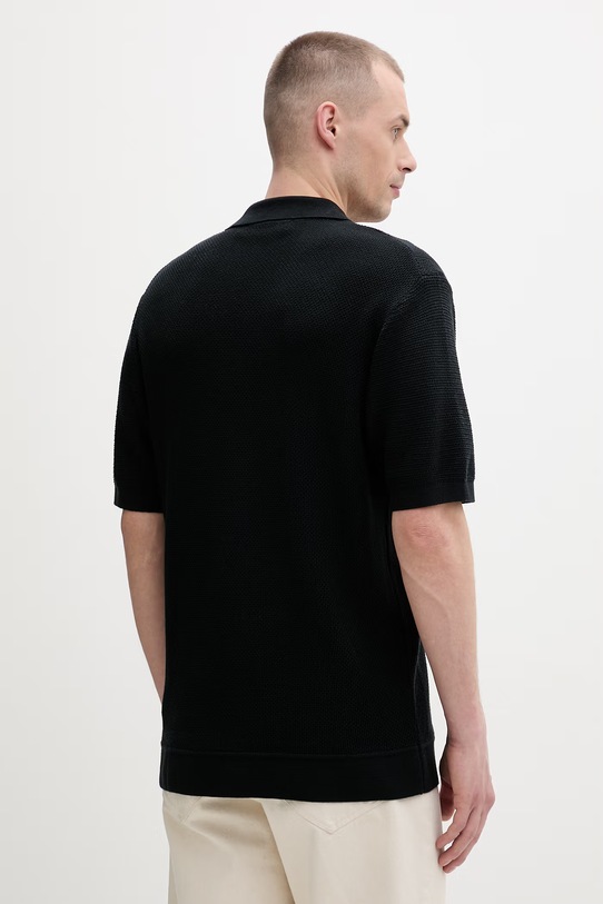 Oblečenie Karl Lagerfeld Jeans kardigán pánsky bavlnený B2M18028 čierna