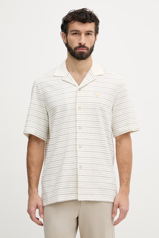 Guess košulja za muškarce bež M6GP12.K3105