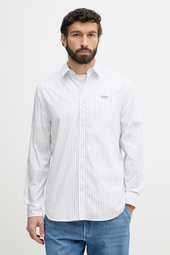 Guess košile pro muže bílá M6GH16.W1711