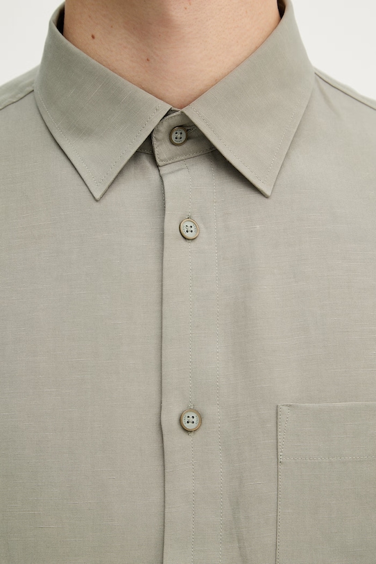 Guess сорочка чоловіча з льоном M6GH40.W1726 зелений