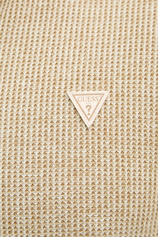 Guess koszula męska M6GP09.K3078 beżowy