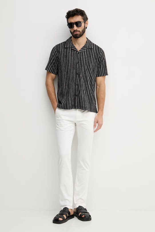 Guess košeľa pánska M6GP30.K3190 čierna SS26