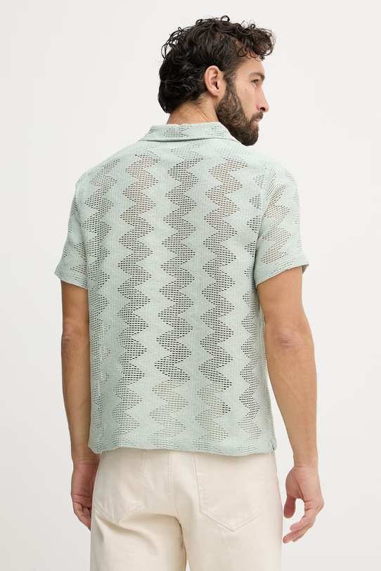 Odzież Guess koszula męska M6GP46.K3236 turkusowy