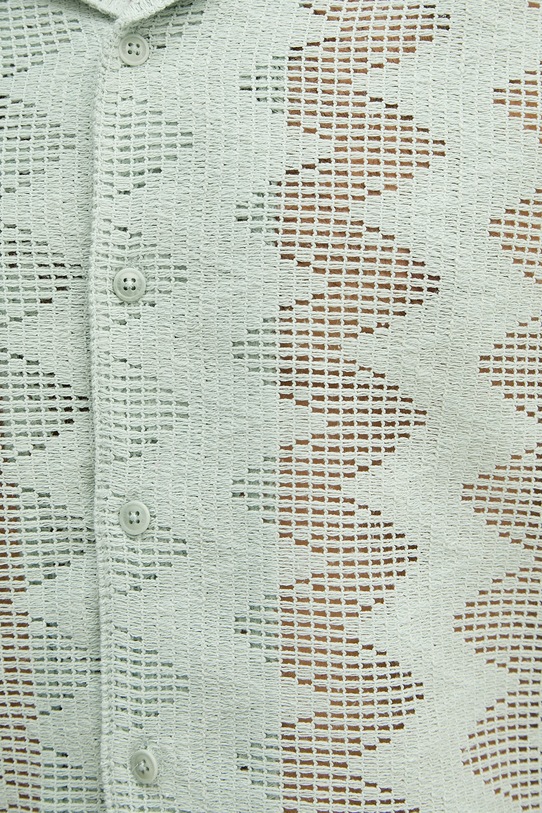 Guess koszula męska M6GP46.K3236 turkusowy