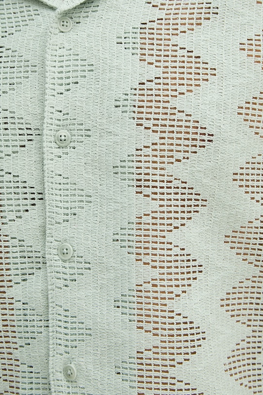 Guess koszula męska M6GP46.K3236 turkusowy