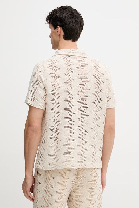 Odzież Guess koszula męska M6GP46.K3236 beżowy