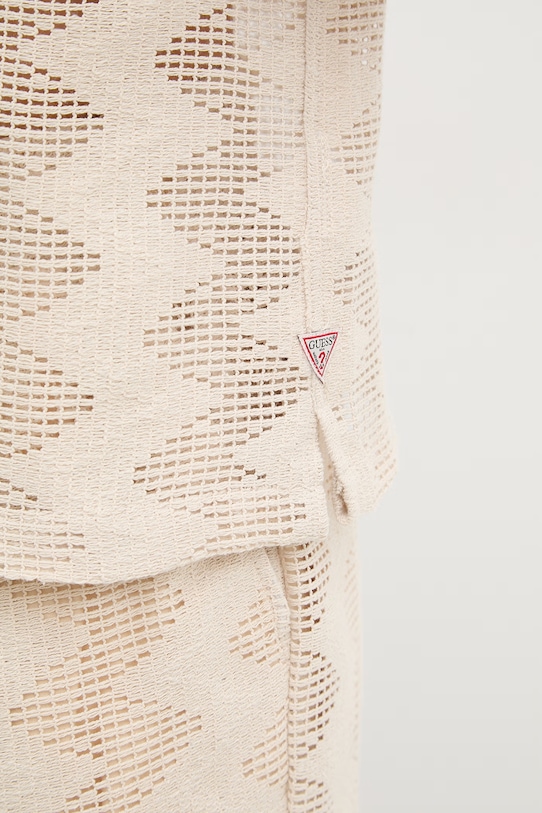 Guess koszula męska M6GP46.K3236 beżowy