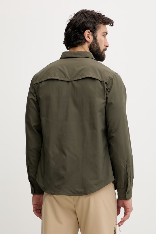 Odzież The North Face koszula męska SEQUOIA NF0A8FU521L1 zielony