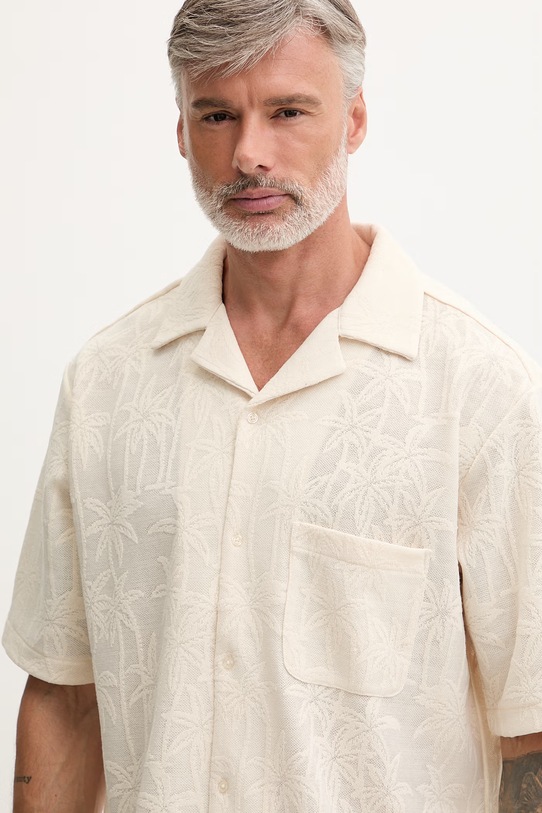 Guess košeľa pánska béžová F6GP05.KG362