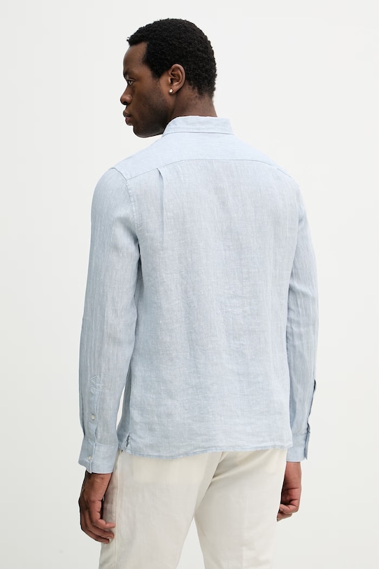 Oblačila Lanena srajca Michael Kors CF5409I4YT modra