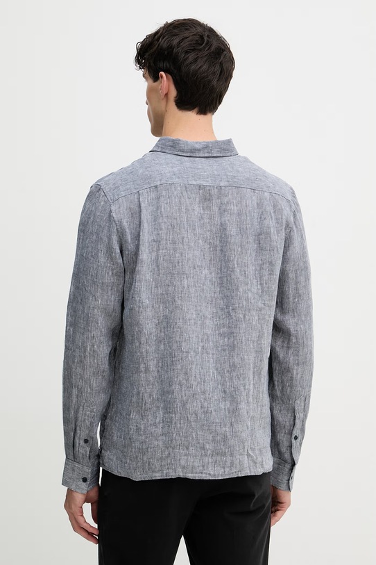 Odzież Michael Kors koszula lniana CF5409I4YT granatowy