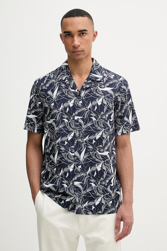 Michael Kors koszula męska granatowy CS6405QL1N