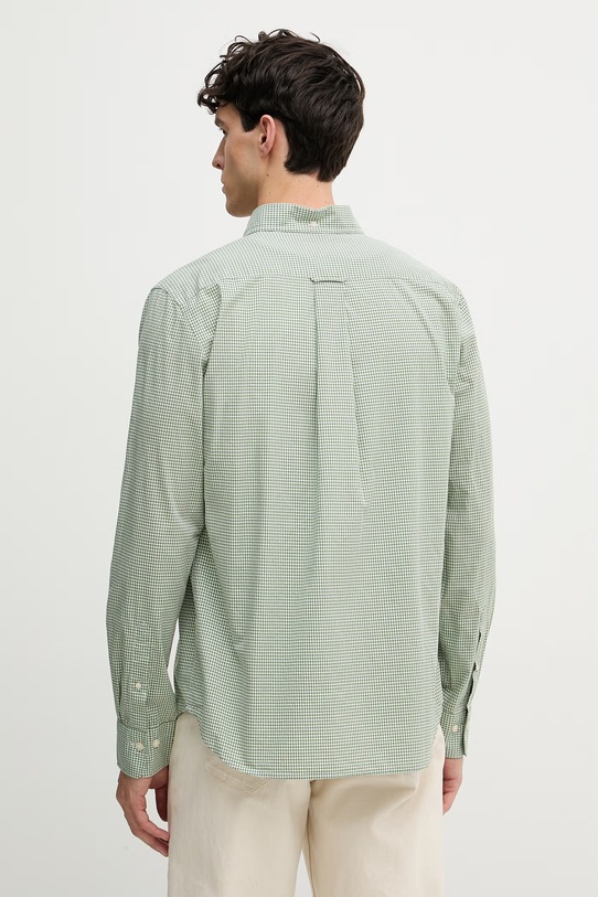 Odzież Gant koszula męska bawełniana 3000150 zielony