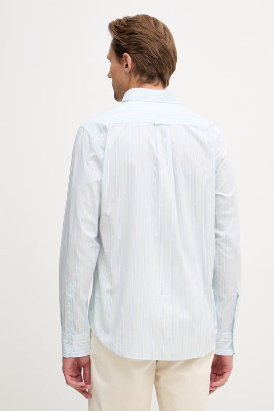 Odzież Gant koszula męska bawełniana 3260070 zielony