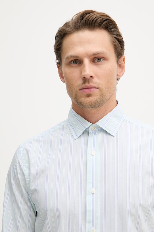 Gant koszula męska bawełniana zielony 3260070