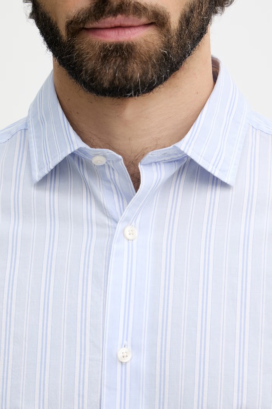 Gant koszula męska bawełniana 3260071 niebieski