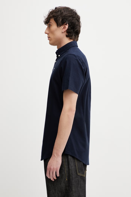 Barbour MSH5313NY91 koszula bawełniana męska MSH5313NY91 granatowy SS26