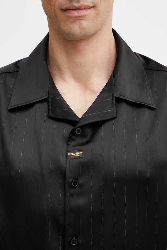 Martine Rose Hawaiian koszula męska 490WS37001 czarny