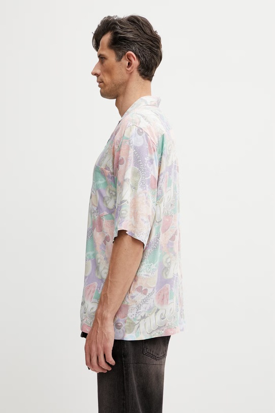 Martine Rose koszula z wiskozy męska 404WS24809 multicolor SS26