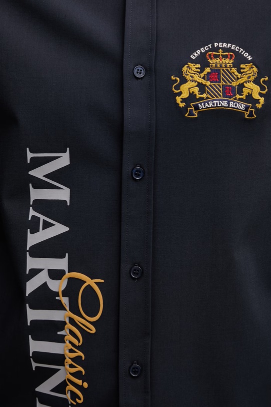 Martine Rose Sleazy Sports koszula męska niebieski 492WSP13504