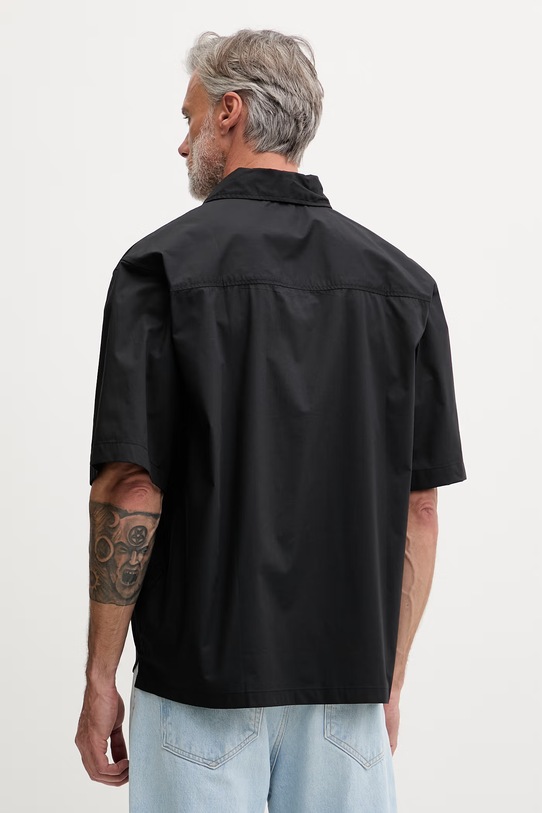 Odzież Oakley koszula męska z bawełną ECHO RISE FOA407951 czarny