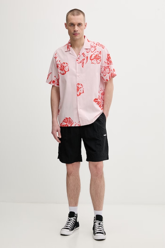 Oakley koszula męska z lyocellem HIBISCUS BREEZE FOA407952 różowy SS26