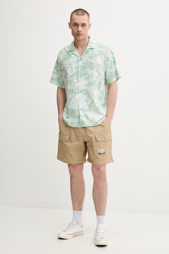 Oakley koszula męska z lyocellem HIBISCUS BREEZE FOA407952 zielony SS26