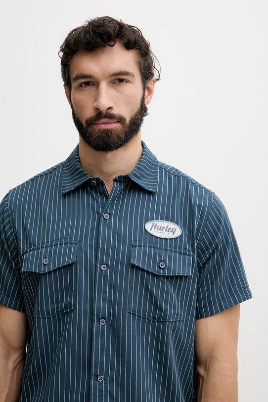 Hurley рубашка для мужчин бирюзовый HSP26MMVS08547