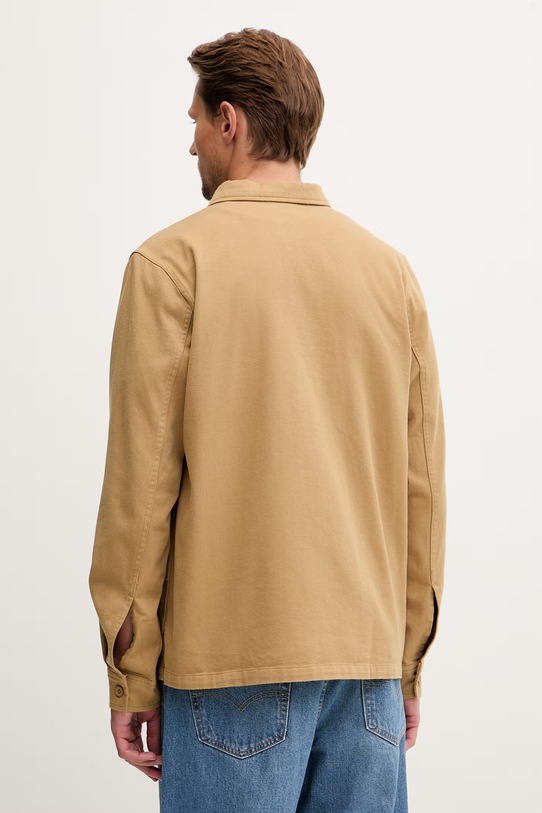 Odzież Hurley koszula męska jeansowa MWVEU00006 brązowy